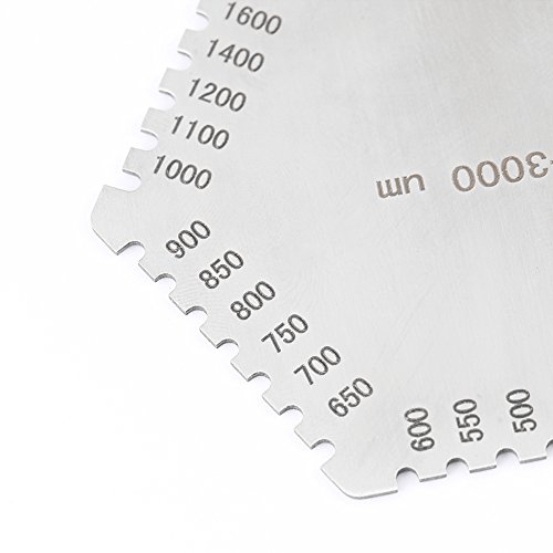 Stainless Steel (E112) Hexagon High Precision Wet Film Thickness Gauge