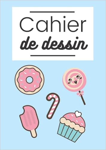 Cahier De Dessin Enfant Carnet De Dessin Pour Enfant Motif Candy Kawaii 100 Pages Cadeau Pour Anniversaire Noel Enfant Sandy Girly Books Amazon Ca