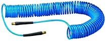 Amflo 24-50E-RET Blue 120 PSI Polyurethane Recoil Air Hose 1/4