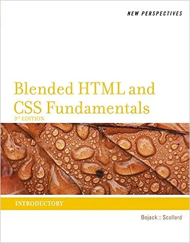 New Perspectives On Blended Html And Css Fundamentals