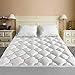 SERWALL Queen Mattress Pad Cover, Cooling Mattress Protector for 8-21
