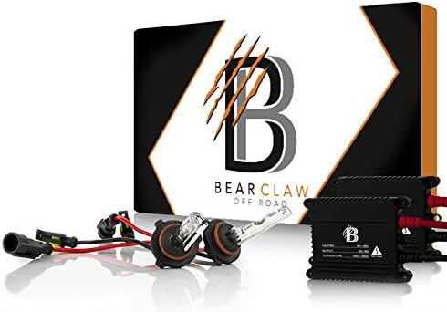 Bear Claw H7-6k-kit HID KIT Xenon Head Light Bulb Conversion Kit Plug-n-Play, Crystal White