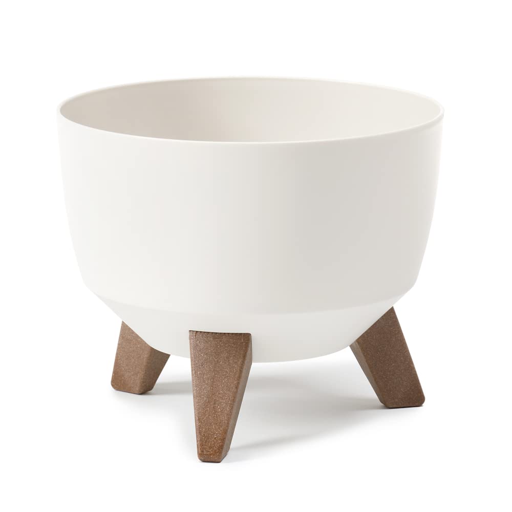 Simply The Best Roma Bowl 2021 | Flowerpot Herb Plant Flower pot | Balcony Garden Container | Organizer box decor | (240, Creamy)