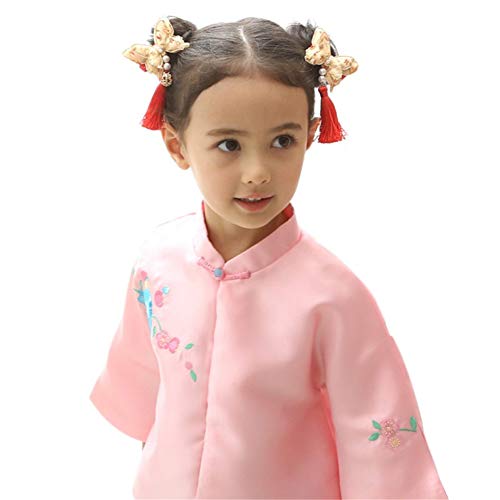 ESHOO Girl Butterfly Tassel Hairclip Hairpin Accessories Chinese Style