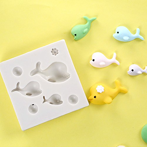 Whale Silicone Mould Sugar Craft Molds DIY Cake Decorating Tools (Style 3)