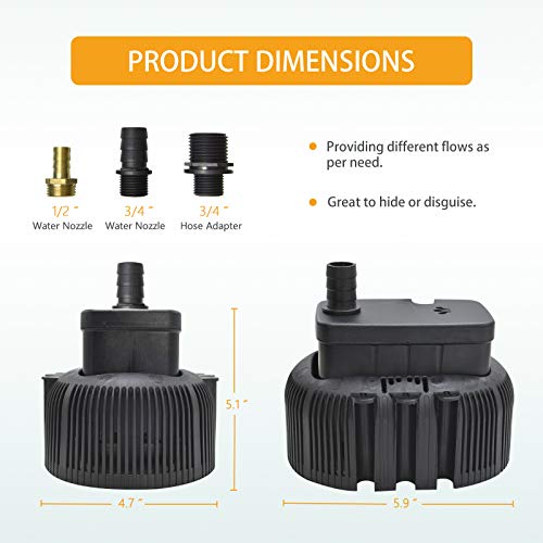 Pool Cover Pump Above Ground Sump Pumps Water Pump 850GPH Water Removal