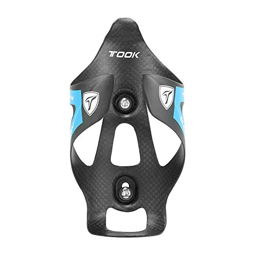 image for TOSEEK Carbon Fiber Water Bottle Cages Lightweight Bicycle Water Bottl