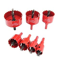 Laiwei Bi-Metal Hole Saw Kit, 7 Pcs 7/8" to