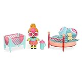 L.O.L. Surprise! Furniture Bedroom with Neon Q.T. & 10+ Surprises, Multicolor