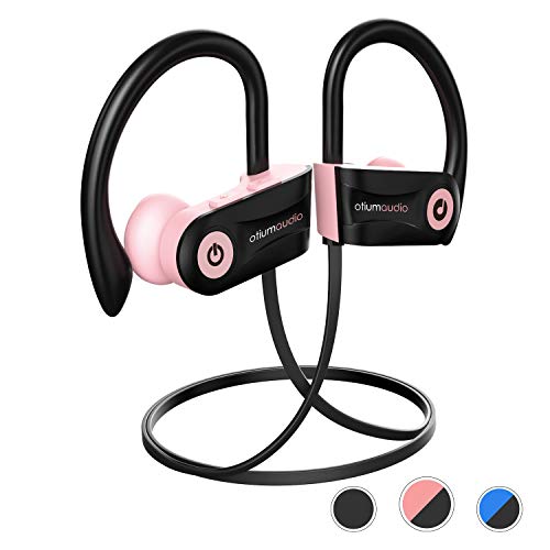 Bluetooth Headphones, Otium Best Wireless Earbuds for Women, Girls, Stereo Bass in-Ear IPX7 Waterproof 9 Hours Playtime Running Sports Workout Earphones