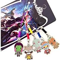 Guardian Of Galaxy Metal Charm / Cell Phone Charm 5 pcs