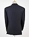 Brioni Luxurious Black Pinstriped 100% Wool Suit 55/44 Reg