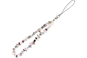 Poagoep Phone Charms Phone Chain Strap Cell Phone Lanyard Wrist Strap Natural Gem Stone Charms for Phone AirPods Women Girls(2)