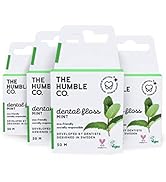 The Humble Co. Dental Floss (4pack) - Vegan, Sustainable Waxed Dental Floss