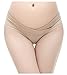 PIDAY Women's Under The Bump Cotton Maternity Hipsters Panties Multi Pack
