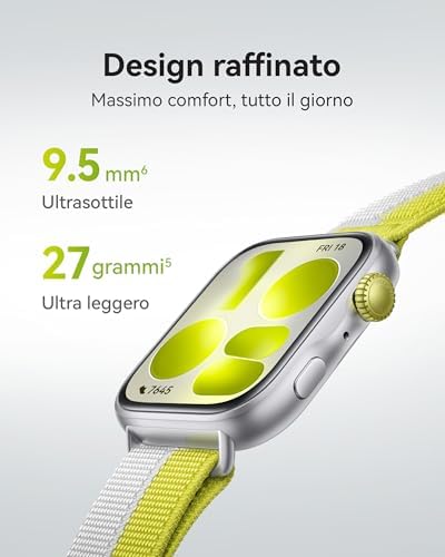 WATCH FIT 5 Smartwatch, Schermo AMOLED HD da 1,82", Nero