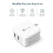 [Upgraded] iClever BoostCube 24W Dual USB Wall Charger with Foldable Plug, SmartID Technology for iPhone 7 / 6S / Plus, iPad Air 2 / mini 3, Galaxy S7 / S6 / Edge, Note 5 & More