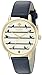 kate spade new york Goldtone Metro Birds On A Wire Navy Leather Watch