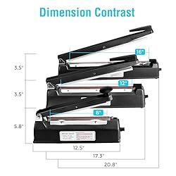 METRONIC Impulse Sealer, Heat Sealer Machine with