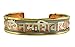 Handmade Tibetan Three Metal Healing Mantra Yoga Bracelet (Om Nama Shivaye)