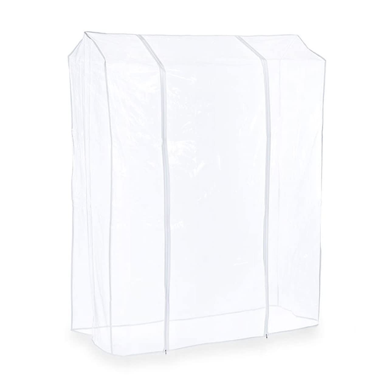 Super Quality and Long Lasting Clear Clothes Rail Cover Strong Garment Coat Hanger Protector with Zipped in 7 sizes. (4 feet Junior Clothes rail cover)