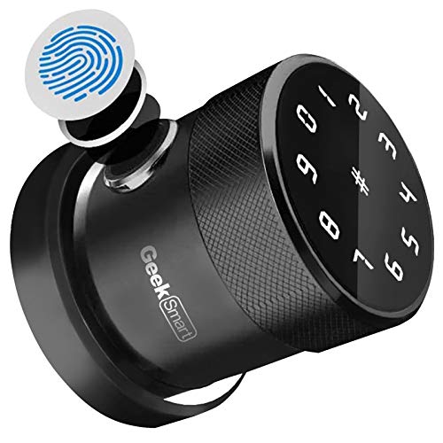 Geek Smart Door Lock, Keyless Fingerprint and Touchscreen ,Secure Bluetooth, Easy Install, Digital Door Lock,Great for…