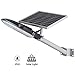 TIN SUM 15W LED Solar Street Light,2000LM 6500K Solar Powered Lamp,IP65 Waterproof Security Area Night Lighting for Gutter Patio Garden Path Yard Pathway Basketball Court