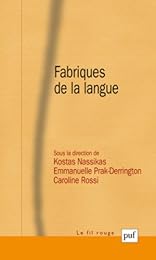Fabriques de la langue