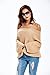 Women's Casual Crew Neck Knit Sweater Loose Pullover Cardigan