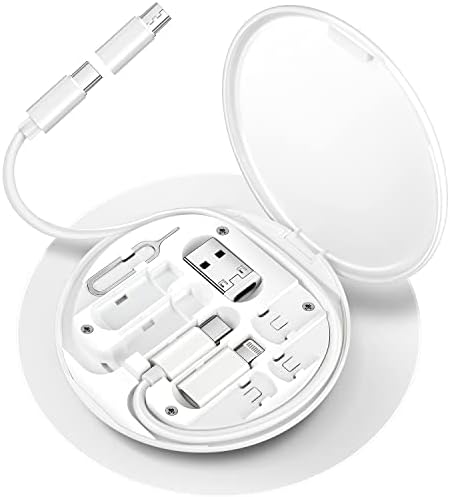 HESIMING Multi Charging Cable Adapter Set,USB C to Micro USB