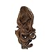 Beauty Angelbella Curly Ponytail Extension 14 Inch, Synthetic Short Curly Wave Claw Clip Ponytail Hairpieces for Women Light Brown