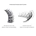 60 Pairs Natural False Eyelashes Pack with Tweezers | Ultra-Thin Lash Band | Reusable Best Strip Fake Lashes Set | Perfect for All Eye Shape by Bella Hair
