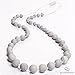 Goobie Baby Audrey Silicone Teething Necklace for Mom to Wear, 100% Safe Silicone (Teething Necklace, Marble)