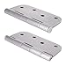 Stylever 18 Pack, Residential and Commercial Door Hinges 4 Inch Satin Nickel Finish Reversible Hinges, 5/8