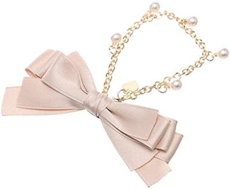 お買い得 リボンモチーフパールチャーム ブラック 財布 バッグチャーム おしゃれ