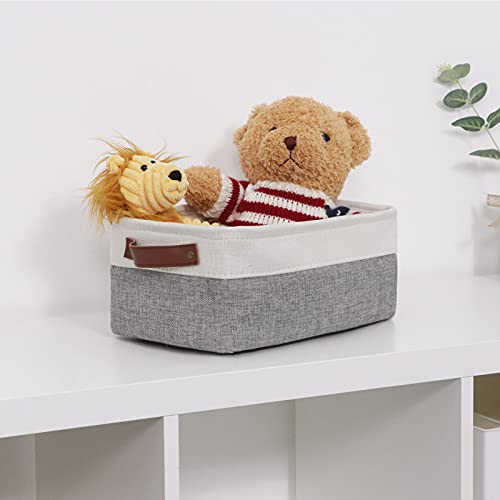 HNZIGE Storage Baskets for Organizing, Small Fabric Baskets for Shelves