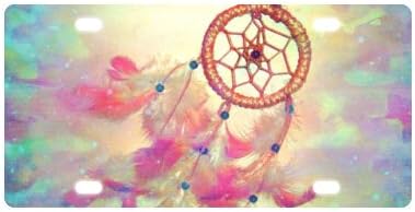 Space Galaxy Nebula Dreamcatcher Novelty License Plate Decorative Front Plate 6" X 12"