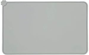 ROSEBEAR Silicone Pet Feeding Bowl Mat, Anti-Skid Spill-Proof Waterproof Dogs Cats Food Mat