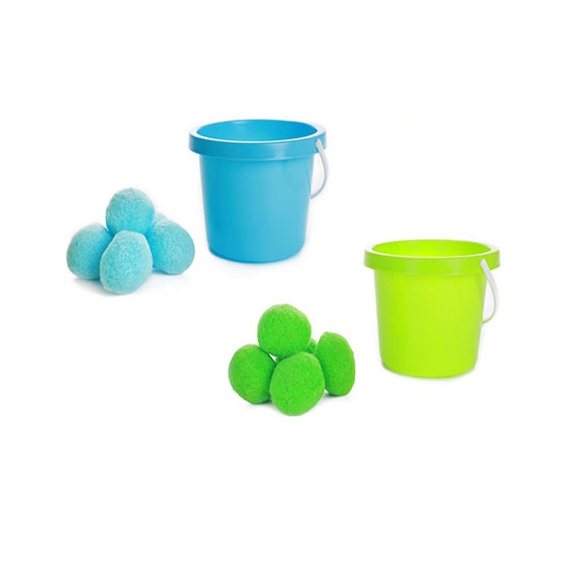 UMKYTOYS Water Splash Balls With Bucket Reusable Water Balloon Pool Toys For Kids