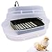 Smartxchoices Digital Mini Egg Incubator 9-12 Eggs with Fully Automatic Turning Humidity Control Poultry Hatcher for Chickens Ducks Goose Birds