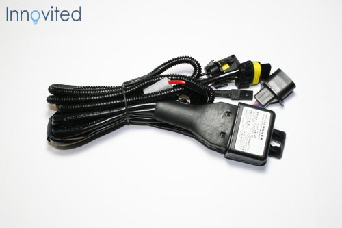 Innovited 55W AC HID Xenon Conversion Kit "All Bulb Sizes and Colors" with Digital Slim Ballast - H13-3 9008 - 10000K Bi xenon HI/LO HID - 2 Year Warranty - Thumbnail 4