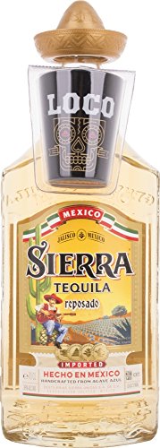 Sierra Tequila Reposado und Shotglas (1 x 0.7 l)
