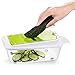 Pro Vegetable Chopper Cutter - Stronger Vegetable Slicer Dicer Mandoline - Multi Food Vegetables Shredder Tools - Onion Potato Fruit Salad Cheese Baby Vegetables Kitchen Essential by Lucoss
