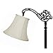 Upgradelights Eggshell Uno 12 Inch Lamp Shade Replacement for Down Bridge Lamp 8x12x8