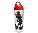 Tervis Disney-Mickey Mouse True Original Insulated Tumbler with Wrap and Red with Gray Lid, 24oz Water Bottle, Clear