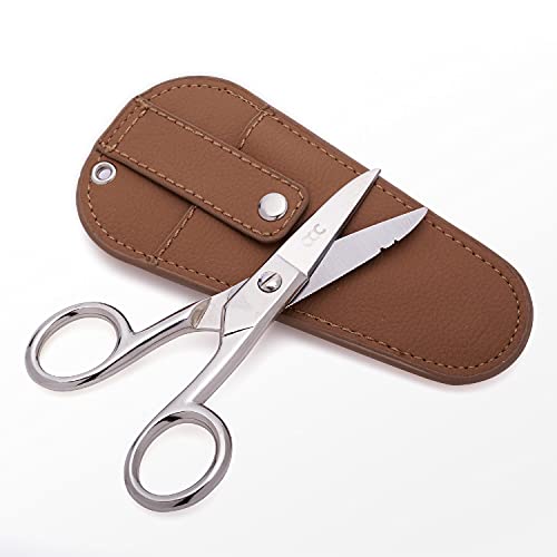 Multi Purpose Electrician Scissors With Leather Carrying Pouch Heavy