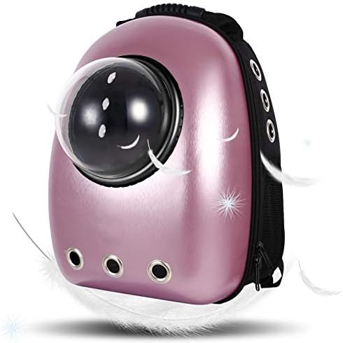 LEMONDA Portable Travel Pet Carrier Backpack,Space Capsule Bubble Design,Waterproof Handbag Backpack for Cat and Small Dog Mutil Colors to Choose