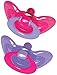 The First Years GumDrop Pacifier - Pink/Purple- 3-6 months