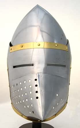 Pigface Bascinet Helmet: Medieval Helms