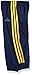 adidas Toddler Boys' Tricot Jacket and Pant Set, Navy/Yellow, 3T